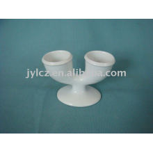 Ceramic double egg cup holder